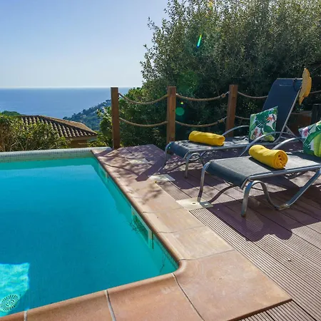 Feriehus Sea Breeze Vista Mar Piscina Privada Aire Acondicionado